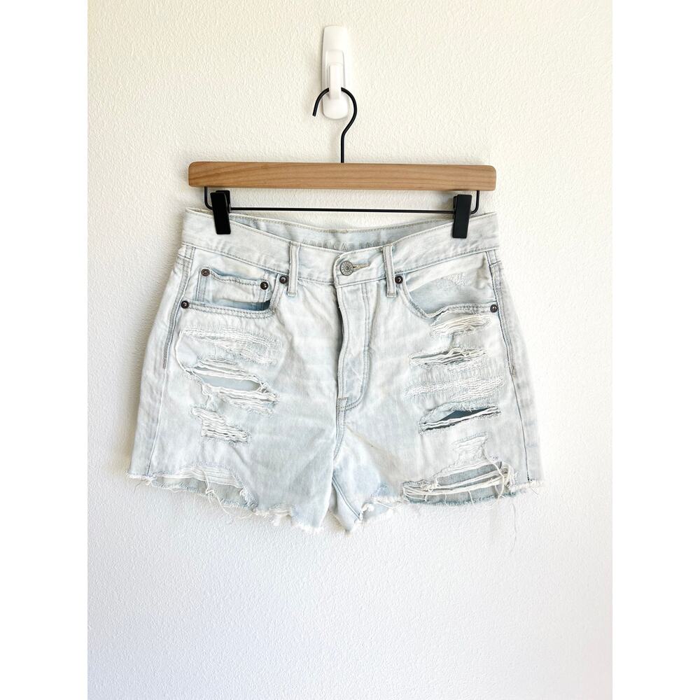 American Eagle Distressed Denim 90s Boyfriend Shorts Women's 6